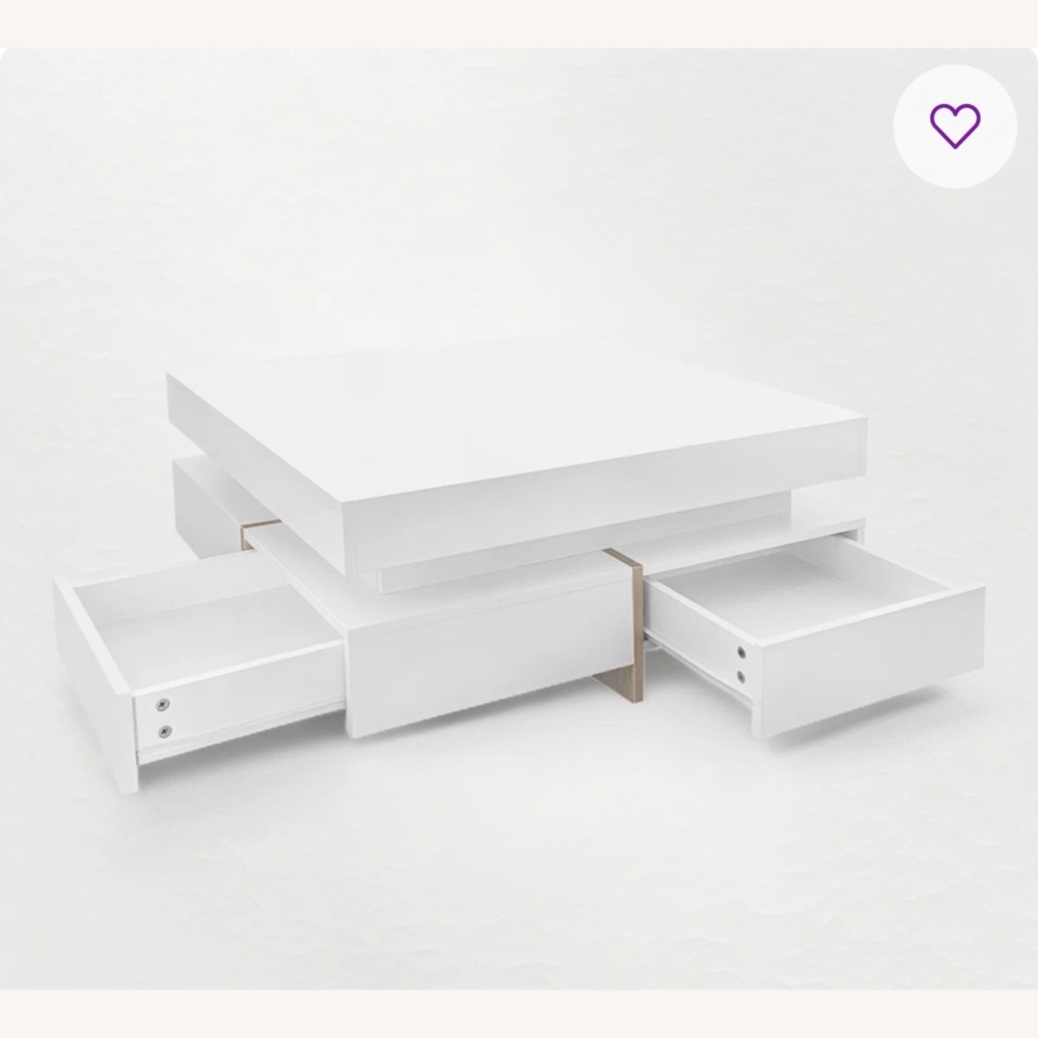 Mercers Furniture Nataka White Coffee Table - image-3