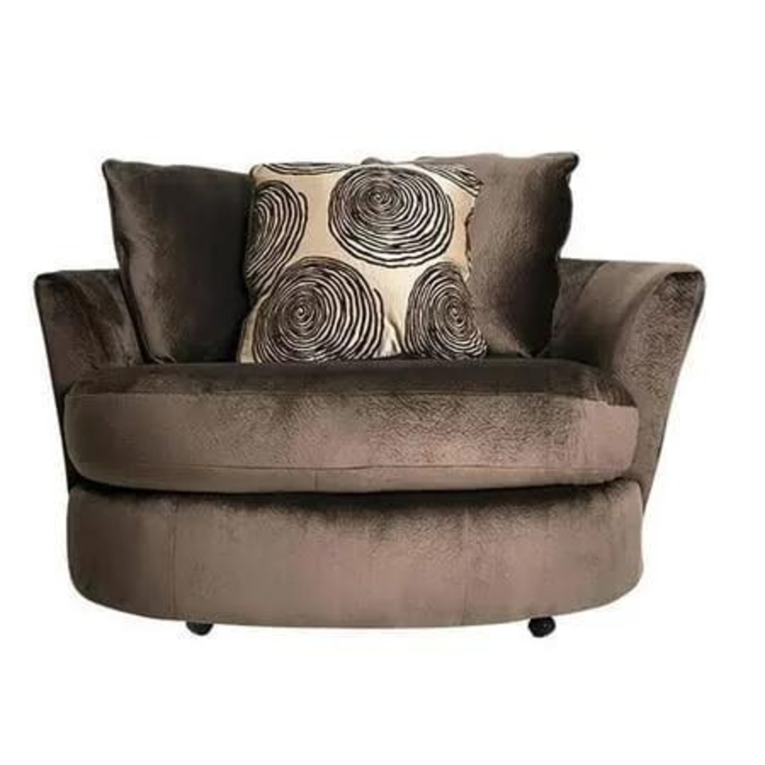 Bonaventura Brown Swivel Chair - image-3