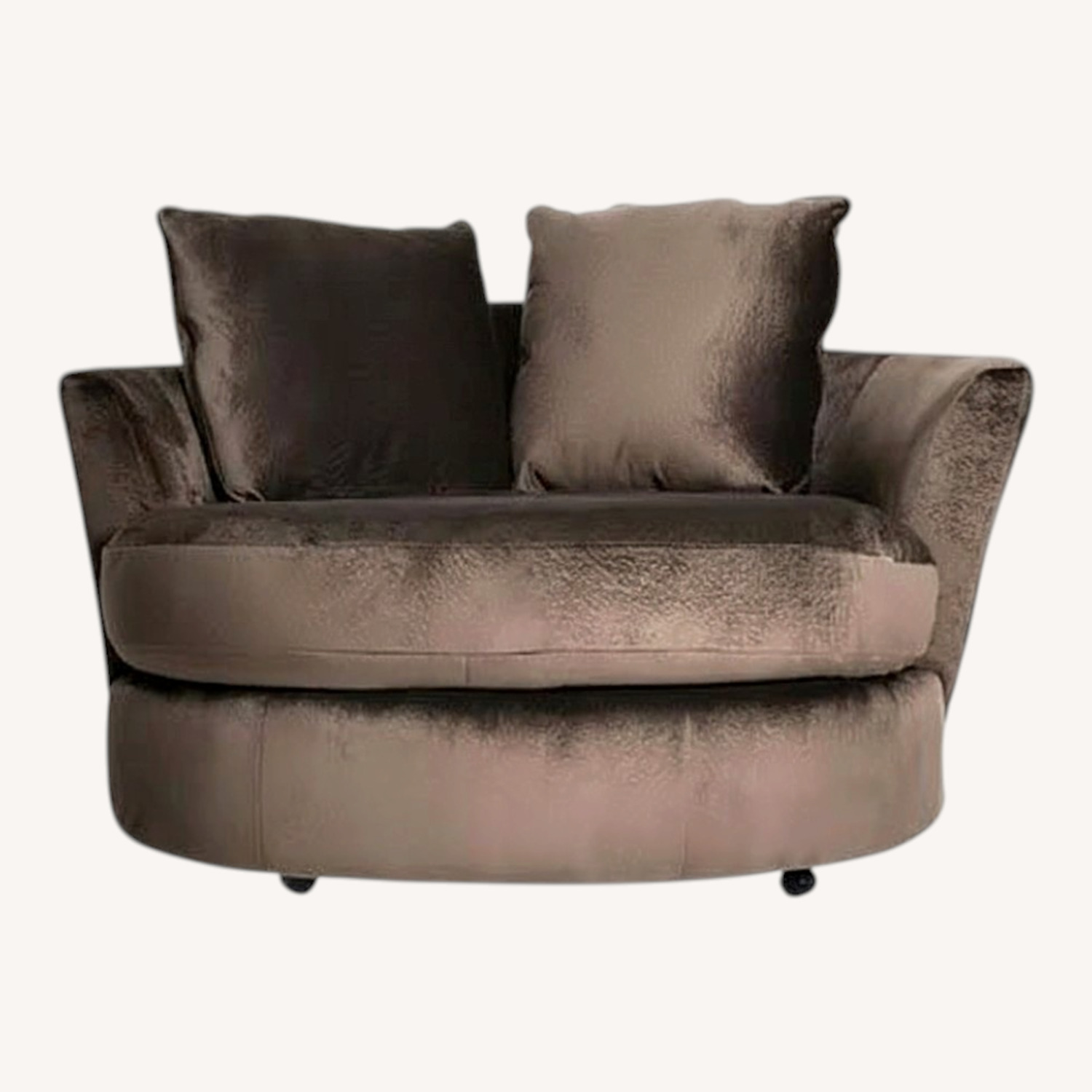 Bonaventura Brown Swivel Chair - image-0
