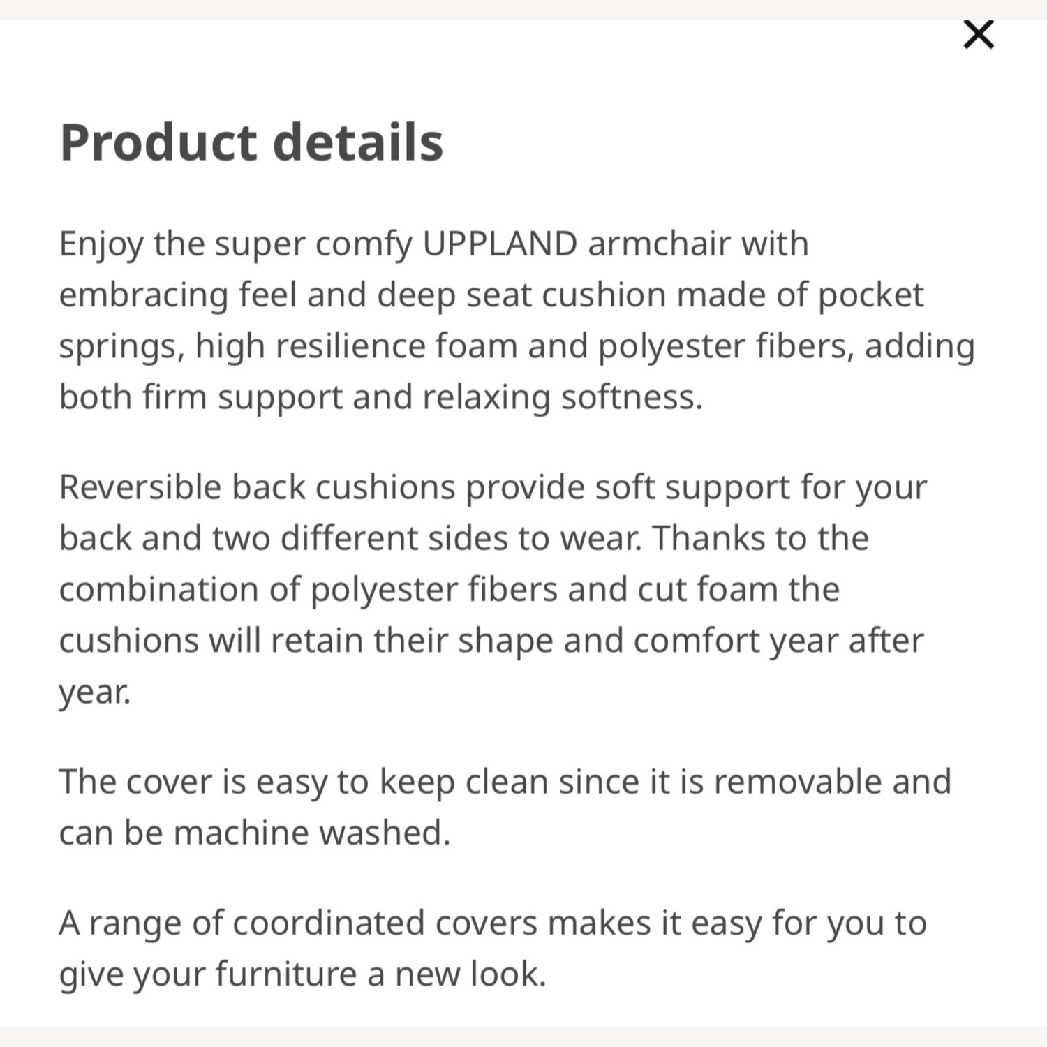 IKEA Uppland Beige Uppland Armchair - image-5