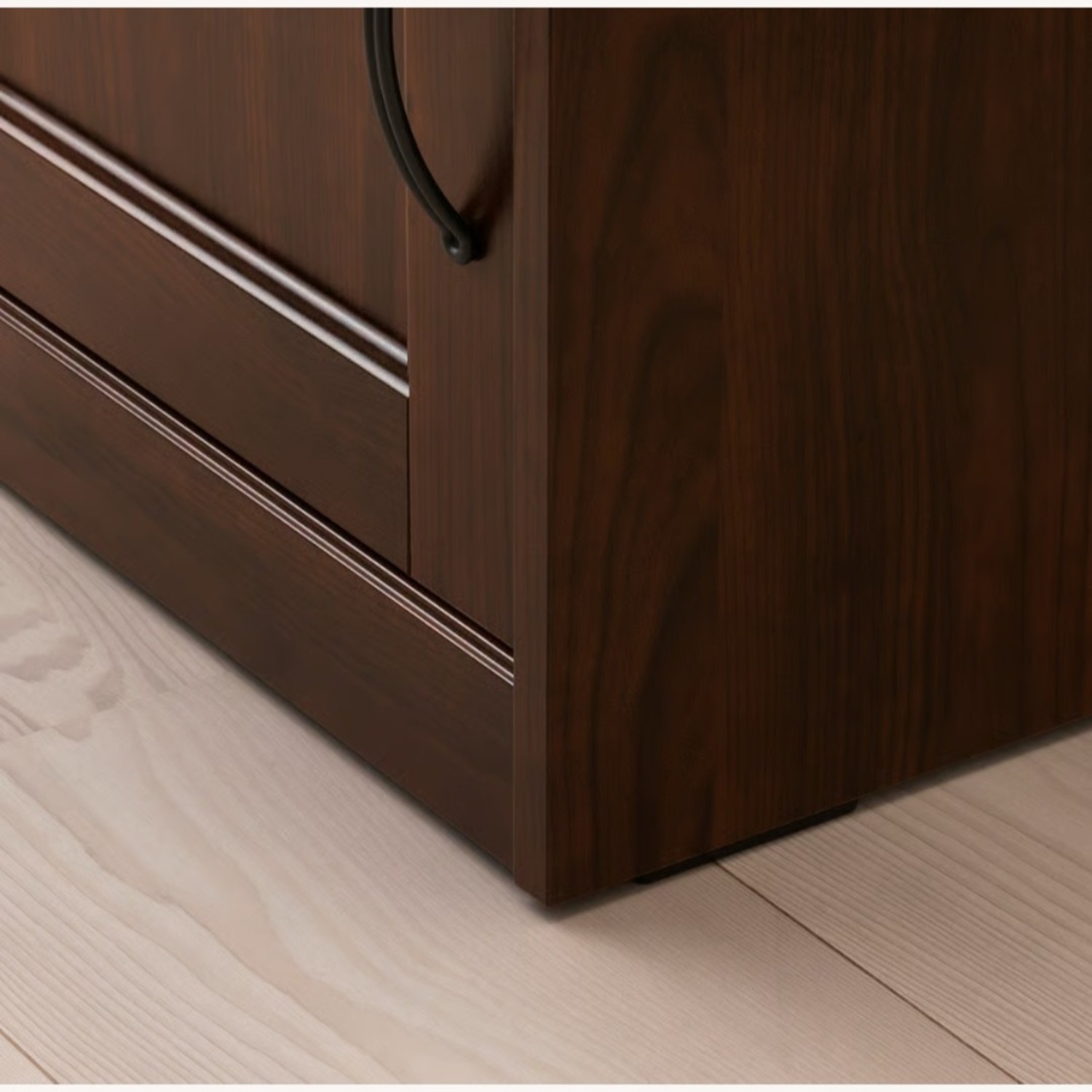 IKEA Songesand Dark Brown Wood Nightstand - image-2