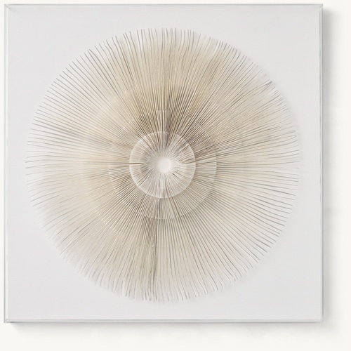 Used Restoration Hardware Baby & Child Rice Paper Mandala Art for sale on AptDeco