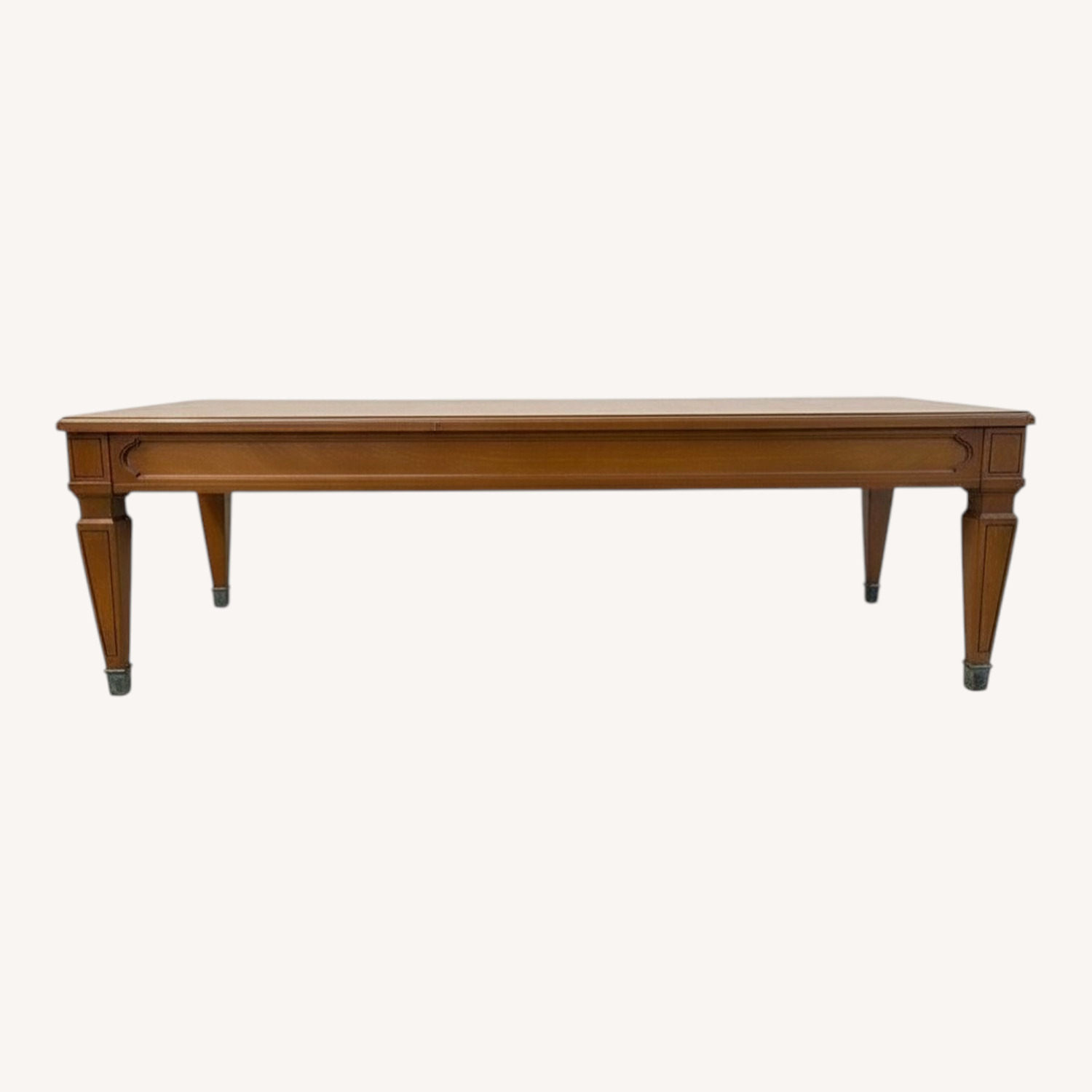 Vintage Coffee Table w/Diamond Wood Grain Top - image-0