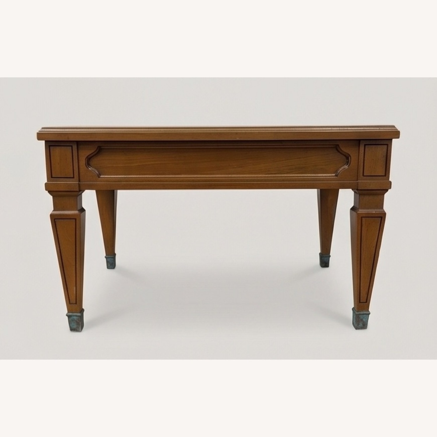 Vintage Coffee Table w/Diamond Wood Grain Top - image-2