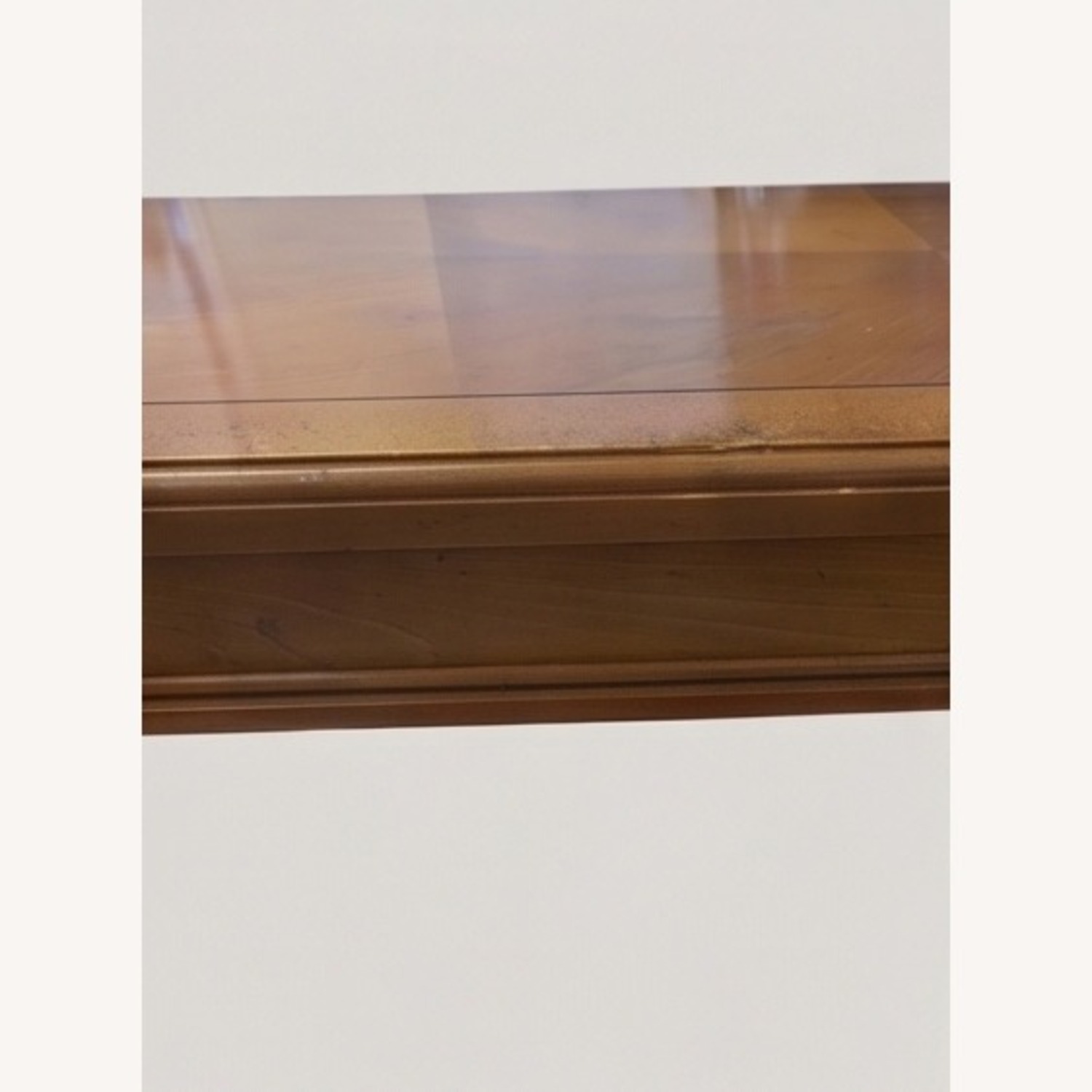 Vintage Coffee Table w/Diamond Wood Grain Top - image-3