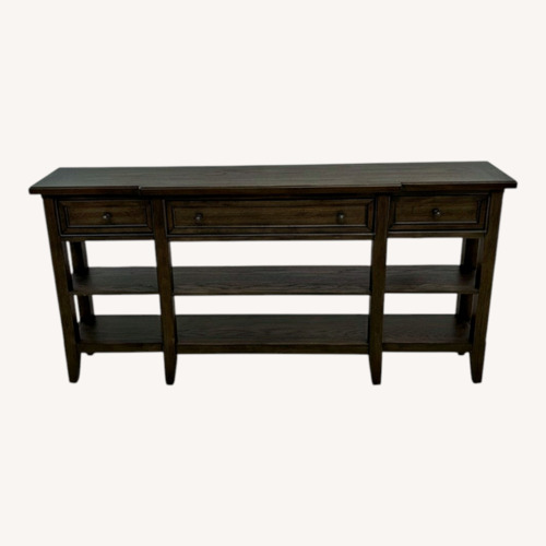 Used Briarwood Living Eden Ridge Saddle Brow Console for sale on AptDeco