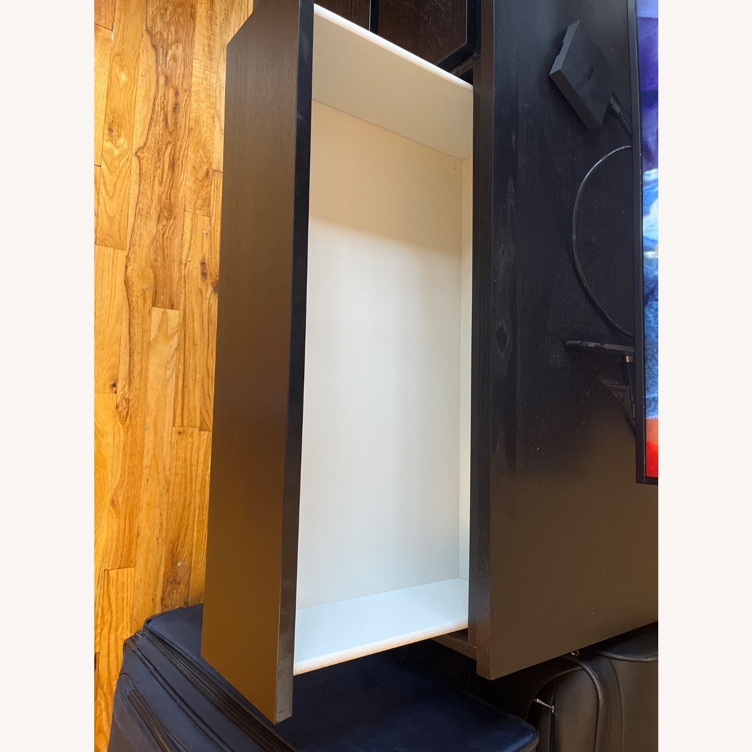 IKEA MALM Black Wood Dresser - image-3