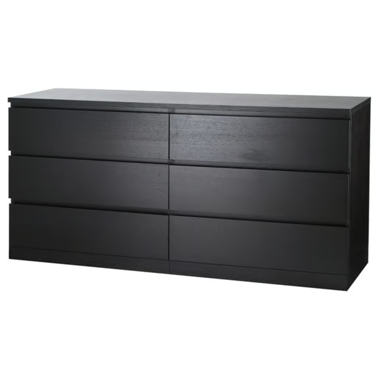 IKEA MALM Black Wood Dresser - image-4