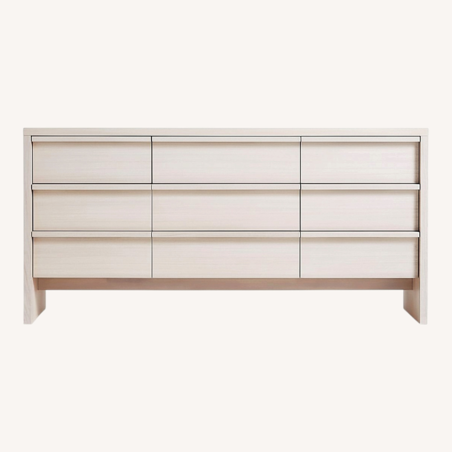 Crate & Barrel Clemente White Wood Dresser - image-0