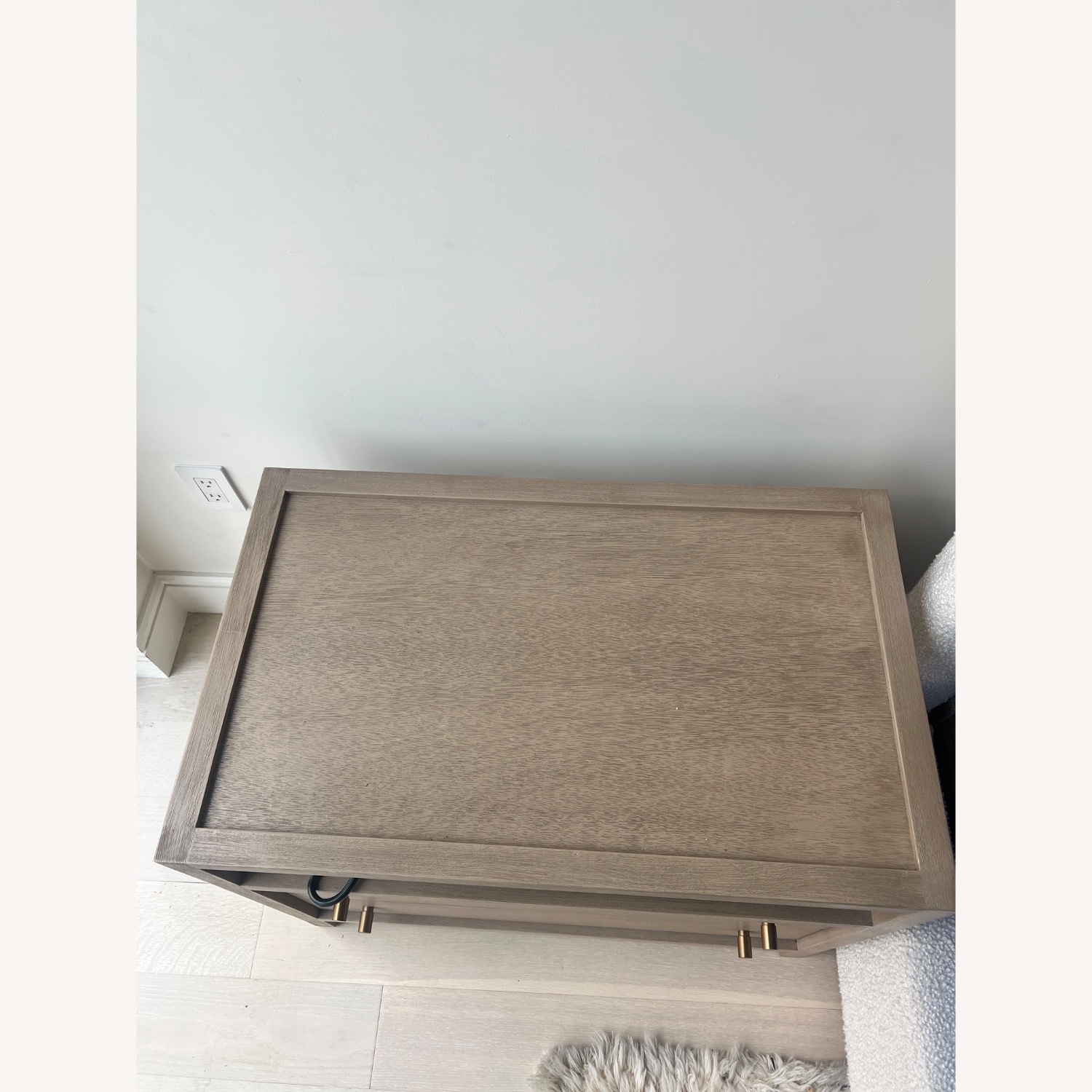 Crate & Barrel Keane Natural Wood Nightstand - image-2