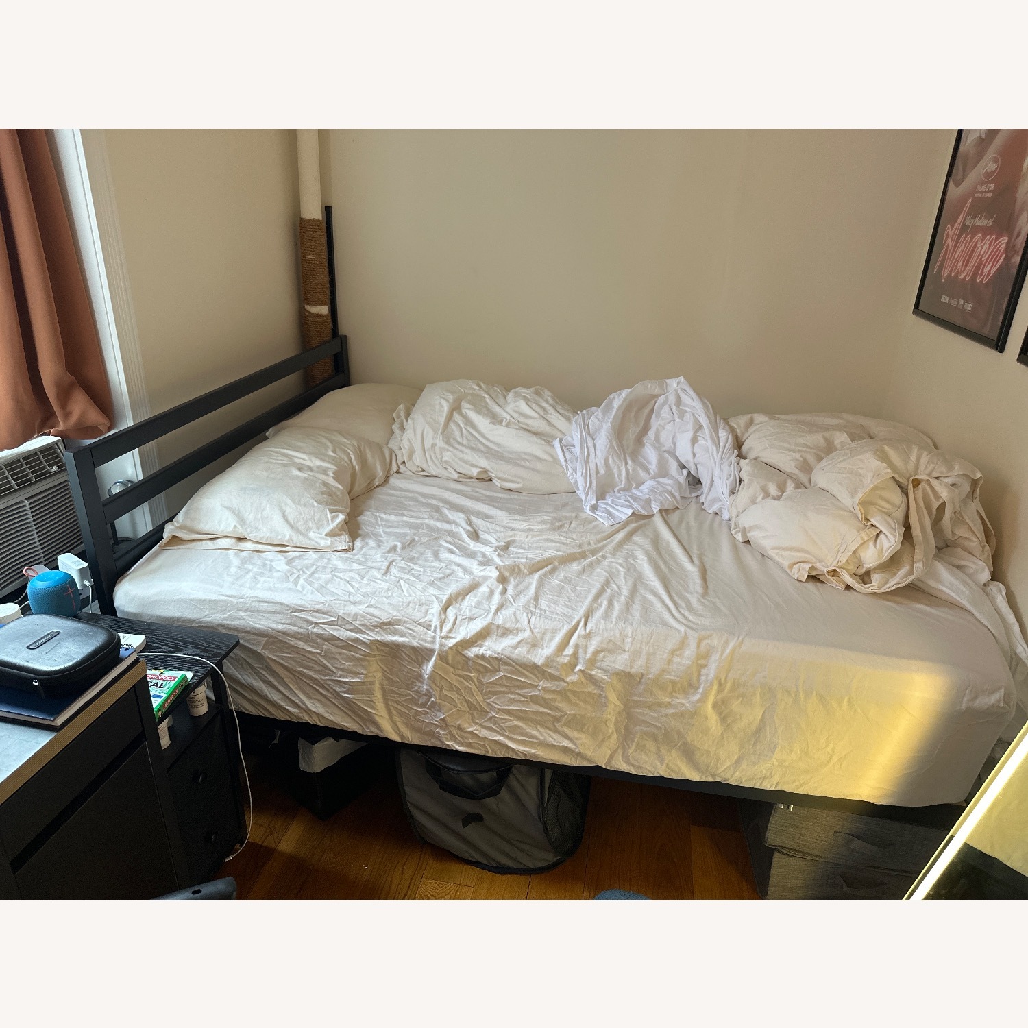 Amazon Black Metal Queen Bed - image-3