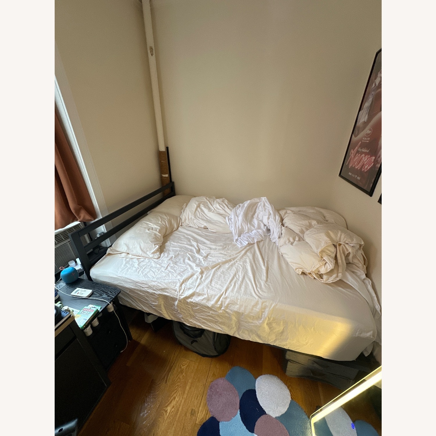 Amazon Black Metal Queen Bed - image-1