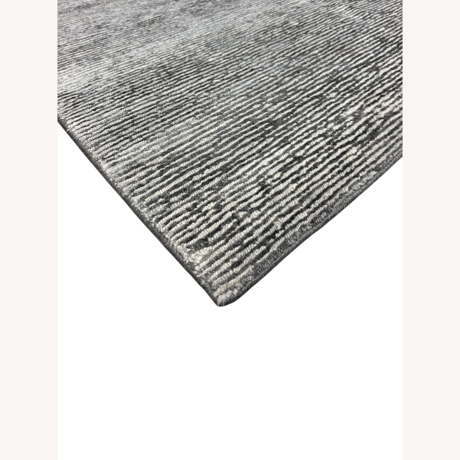 Light Gray Wool Area Rug 9' x 12' - image-4