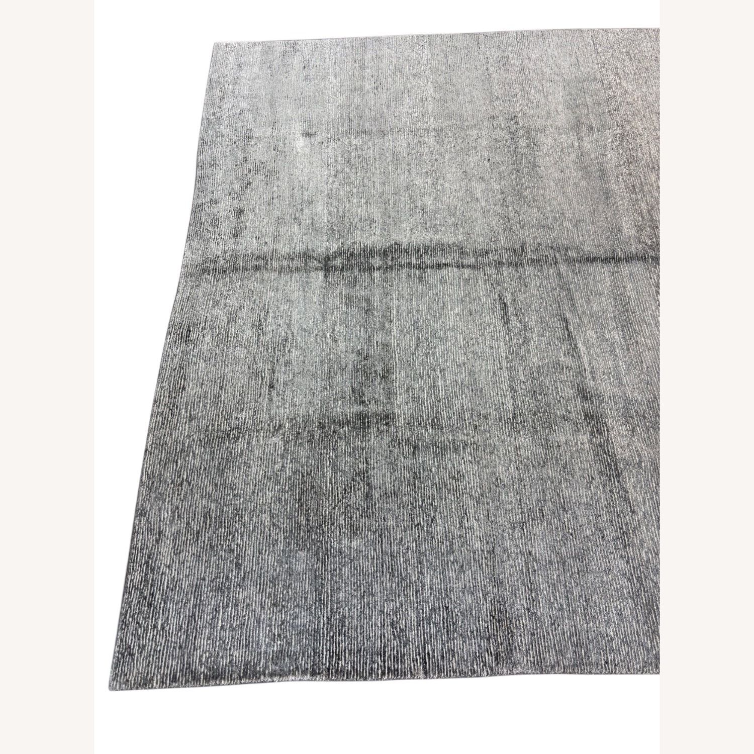 Light Gray Wool Area Rug 9' x 12' - image-3