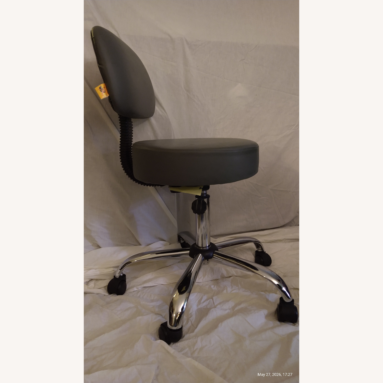 BOSS Office Products Dark Gray Vinyl Office Chair - image-4