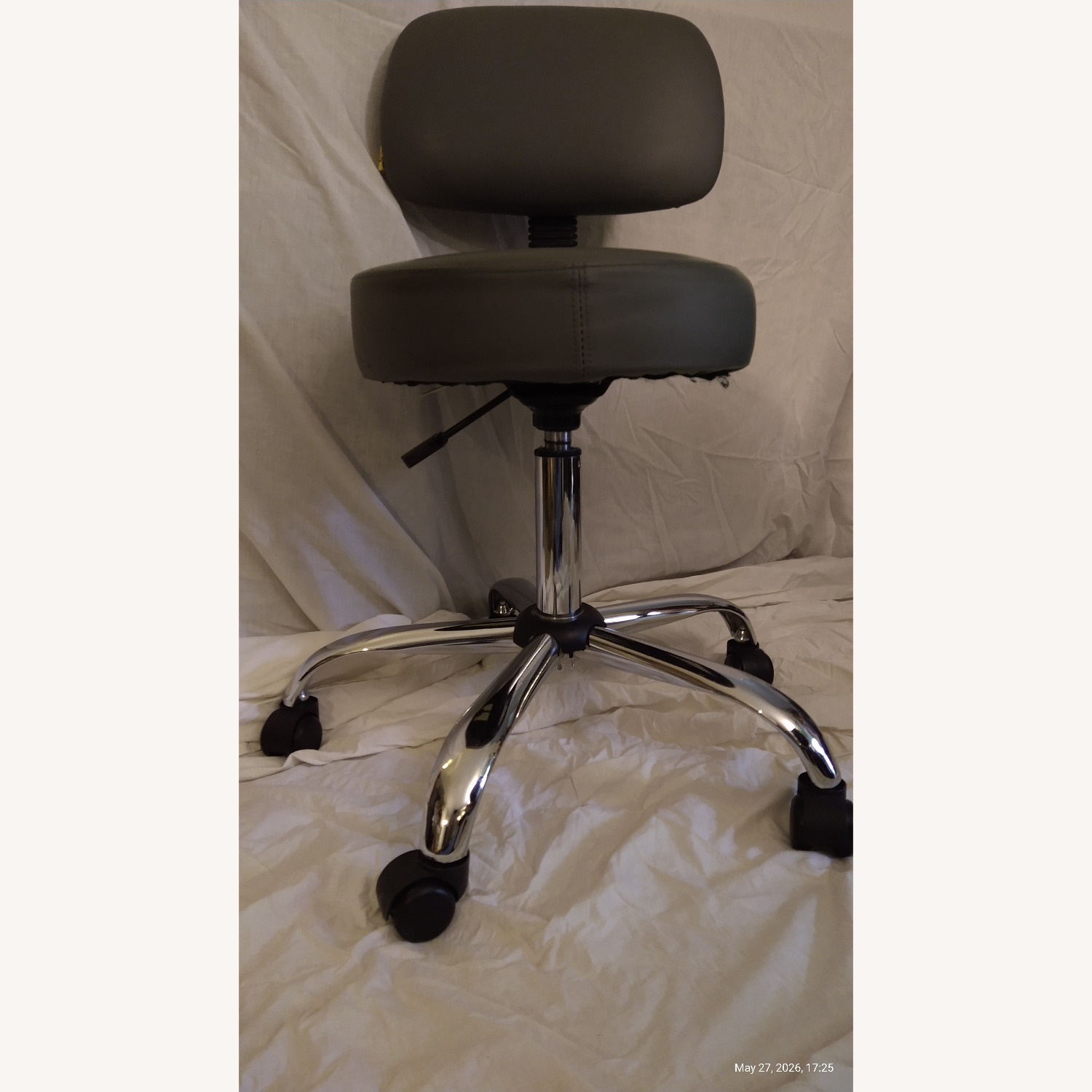 BOSS Office Products Dark Gray Vinyl Office Chair - image-1