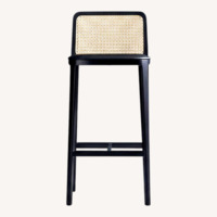 1st Dibs Black Wood Stools