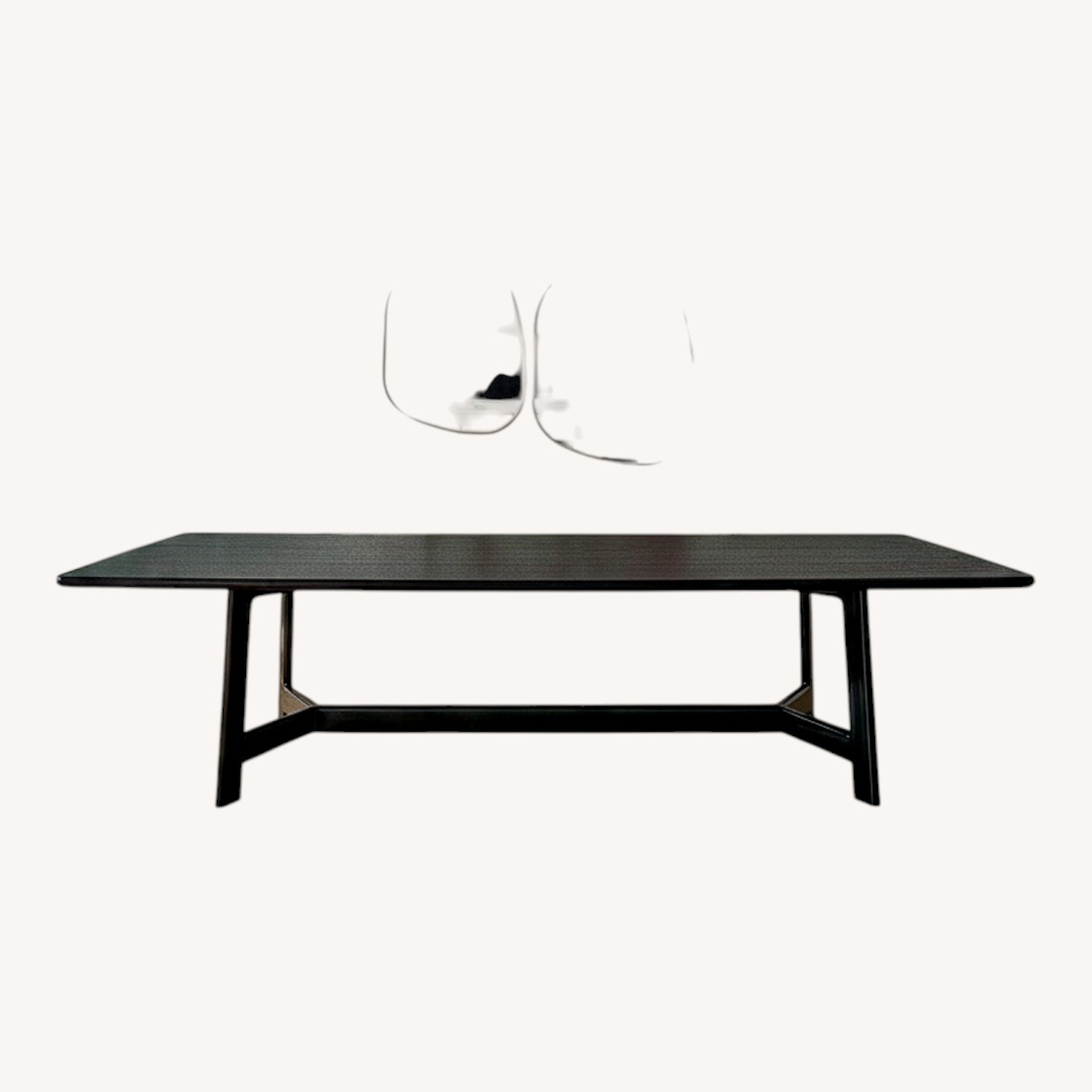 Black Custom Oak Wood Dining Table - image-10