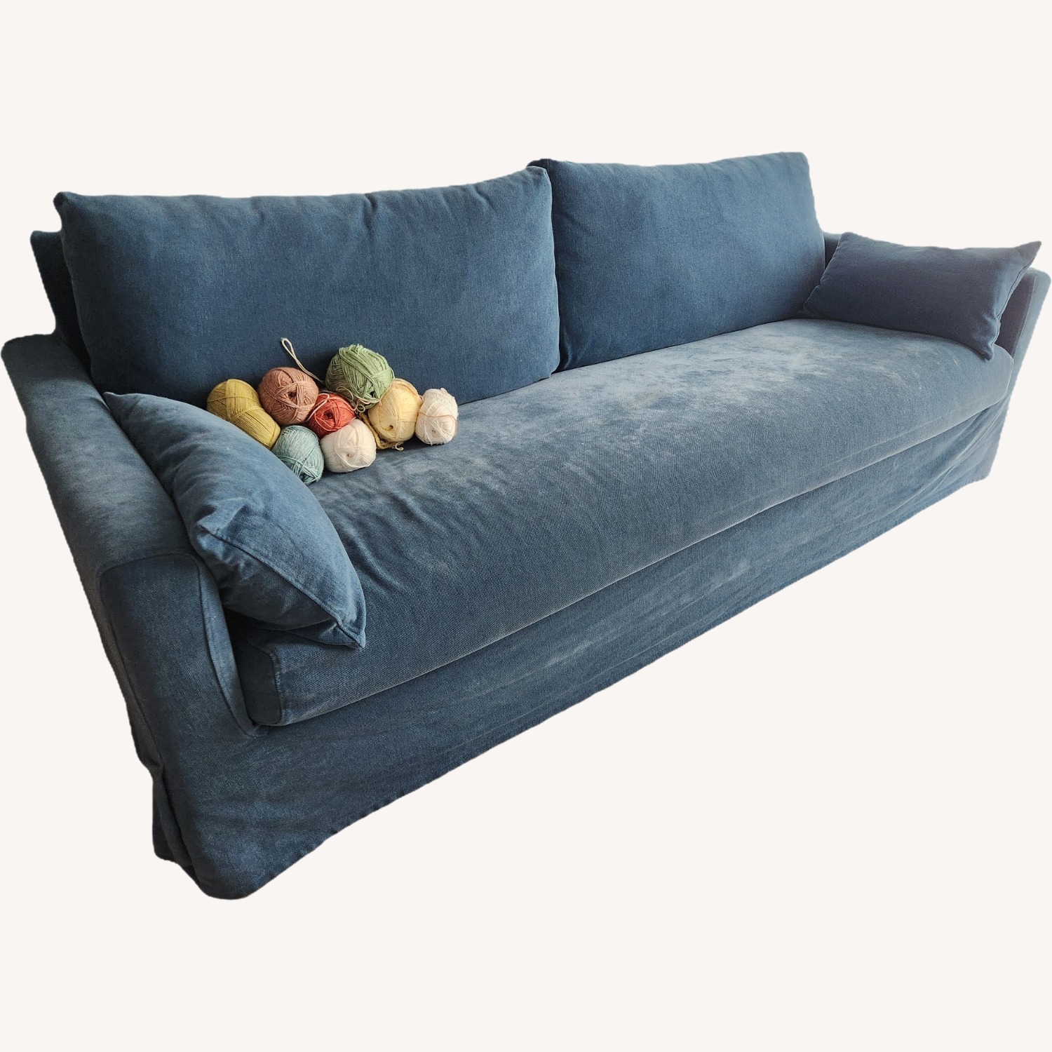 IKEA HYLTARP Blue 3+ Seater Sofa - image-1