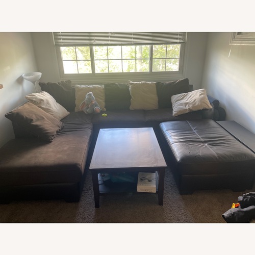 Used Signature Design Dark Brown 3+ Seater Sofa for sale on AptDeco