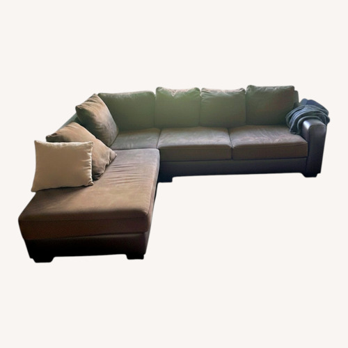 Used Signature Design Dark Brown 3+ Seater Sofa for sale on AptDeco