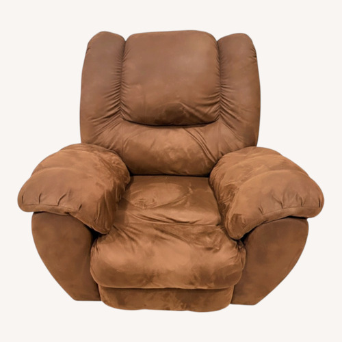 Used Brown Microsuede Recliner for sale on AptDeco