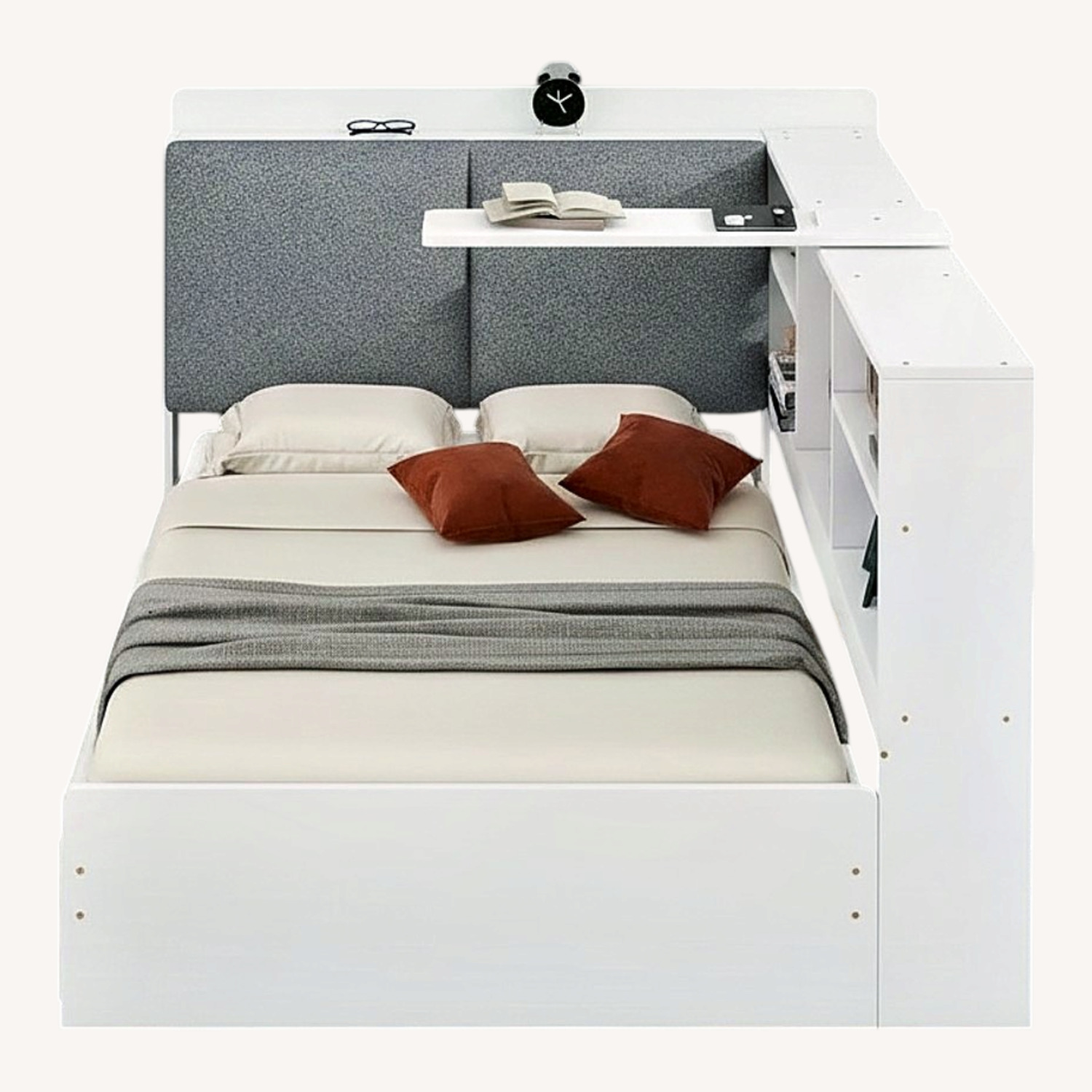 VilroCaz Twin Size Platform Bed - image-0