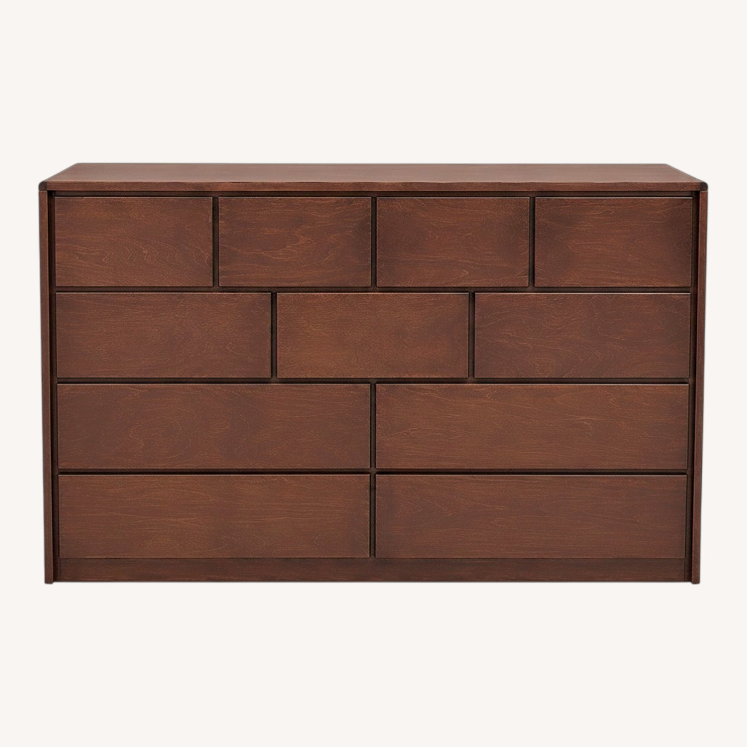 Gothic Cabinet Craft Dark Brown Wood Dresser - image-0