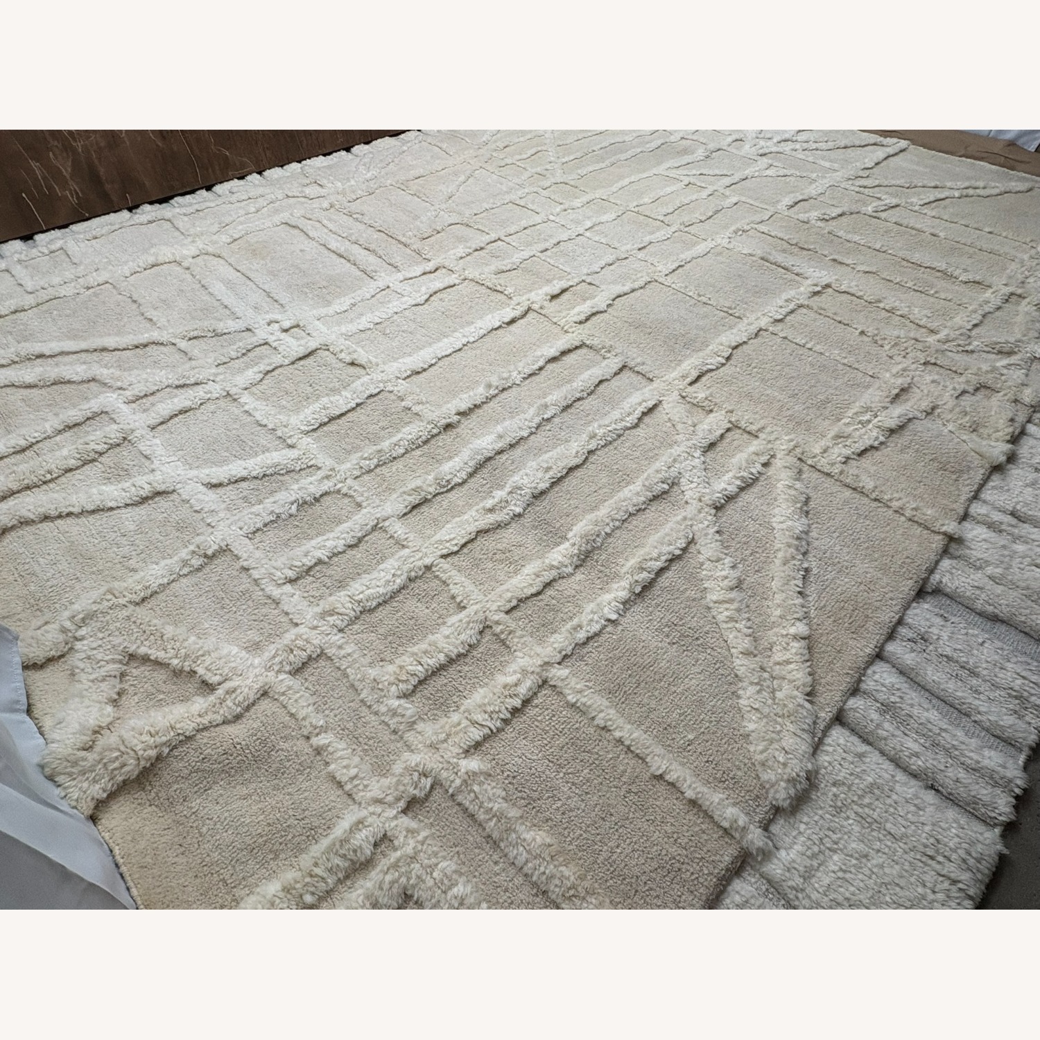 Restoration Hardware Almora Wool Rug – 10' × 14' Cream - image-27