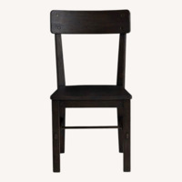 Pottery Barn Benchwright Black Wood Dining Chair