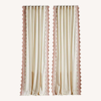 Anthropologie Maeve Pink Curtains
