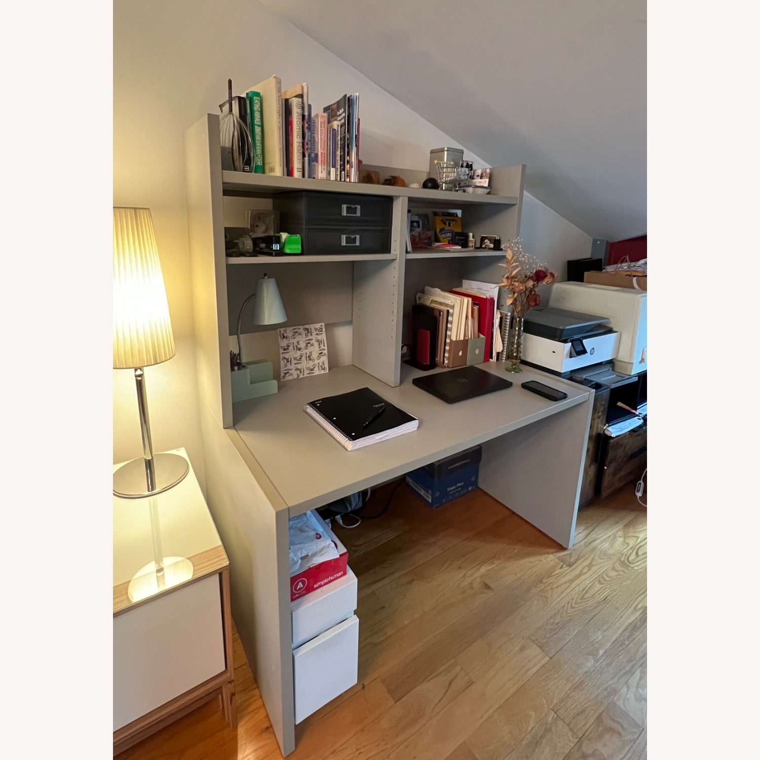 Sturdy Desk With Hutch - image-2