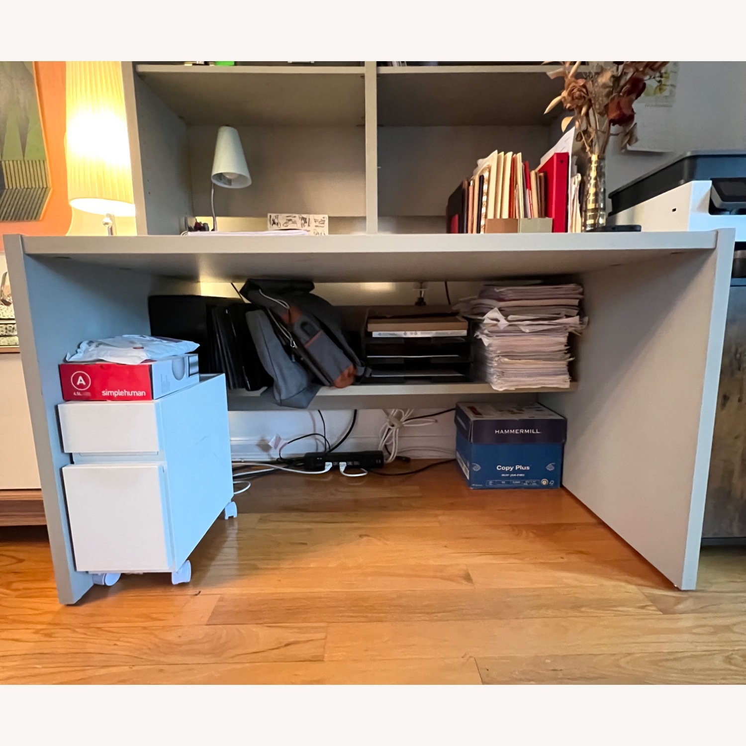 Sturdy Desk With Hutch - image-4