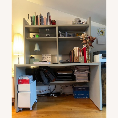 Used Sturdy Desk With Hutch for sale on AptDeco