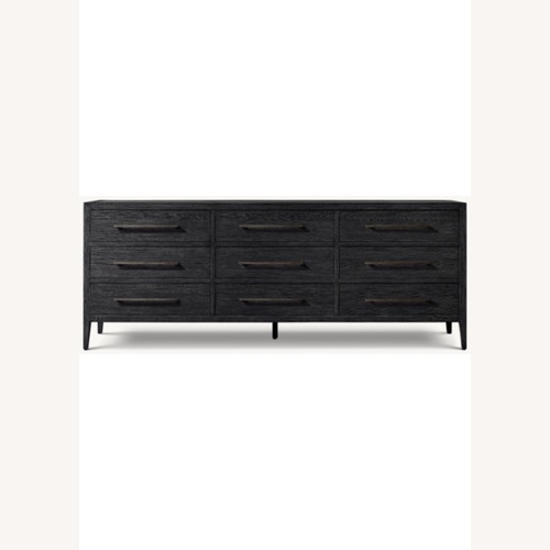 Used Restoration Hardware French Contemporary Black Wood Dresser for sale on AptDeco