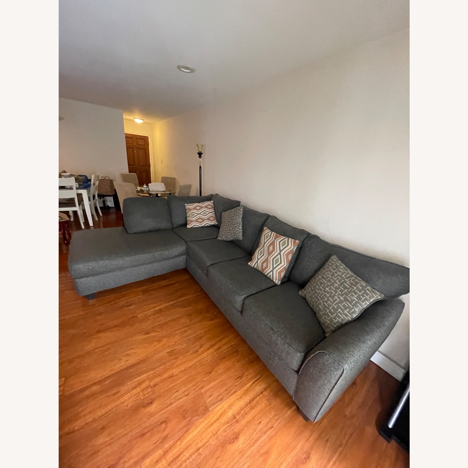 Standard Furniture Light Gray 2 Piece Sectional - image-2