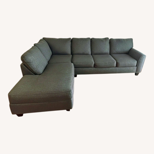 Used Standard Furniture Light Gray 2 Piece Sectional for sale on AptDeco
