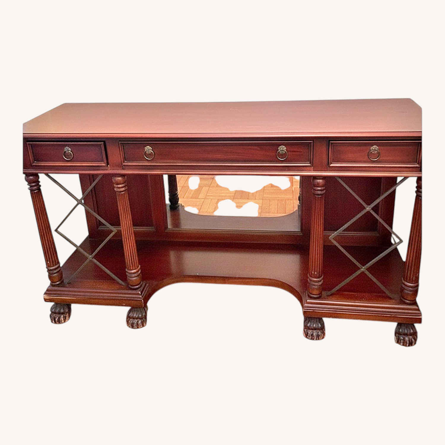 Italian Berle Wood Shelf - image-0