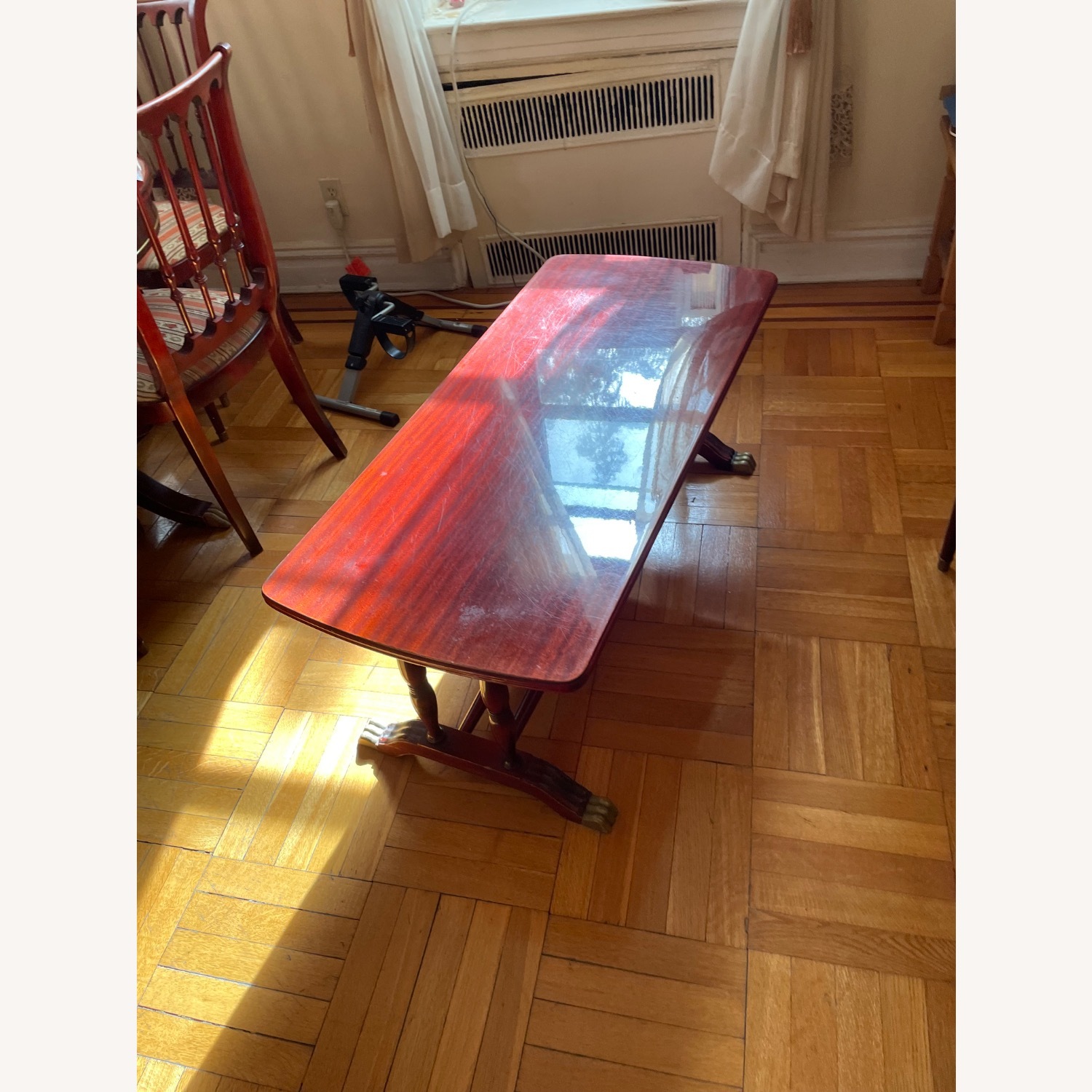 Vintage/Antique Finds Dark Brown Coffee Table - image-1