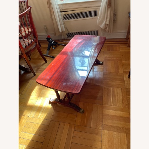 Used Vintage/Antique Finds Dark Brown Coffee Table for sale on AptDeco
