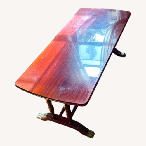 Used Vintage/Antique Finds Dark Brown Coffee Table for sale on AptDeco