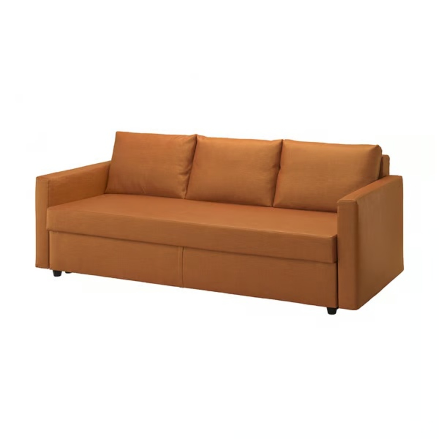 IKEA Friheten Orange Fabric Sleeper Sofa - image-5