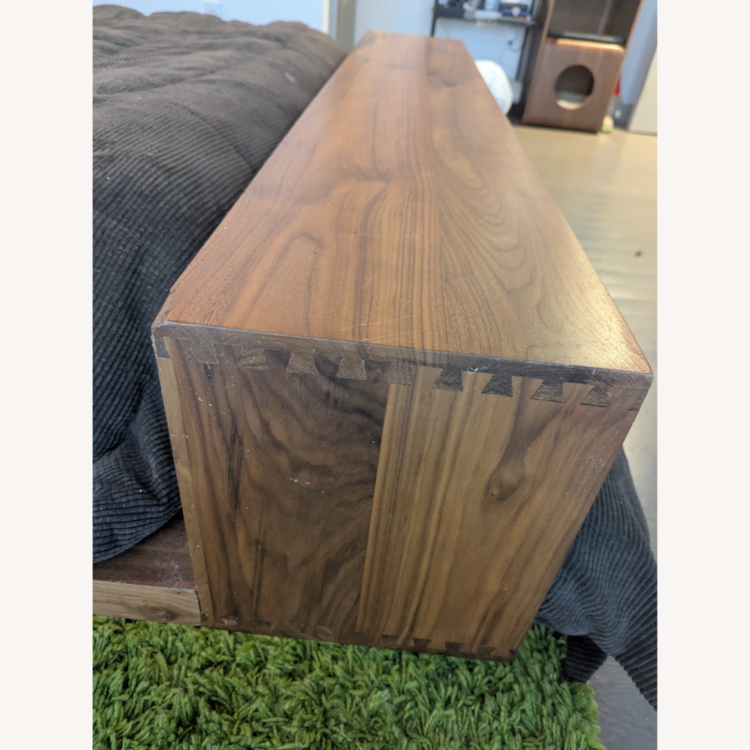 Crate & Barrel Atwood Wood Queen Bed - image-3