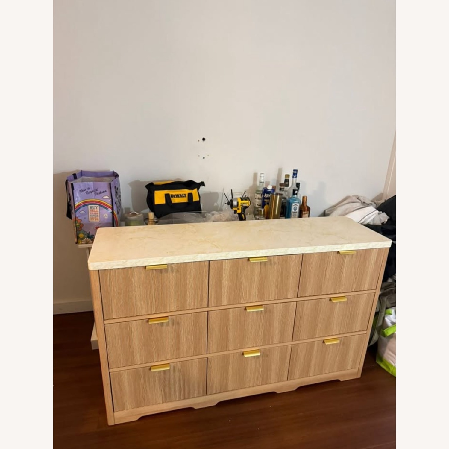 Storage 9 Section Wooden Shelf - image-4
