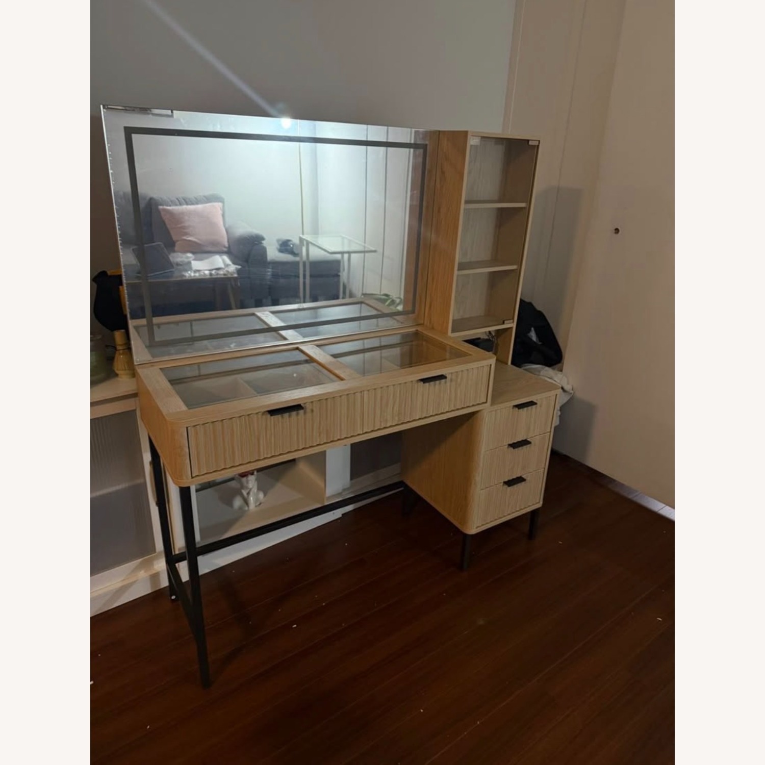 Amazon Light Brown Desk - image-4