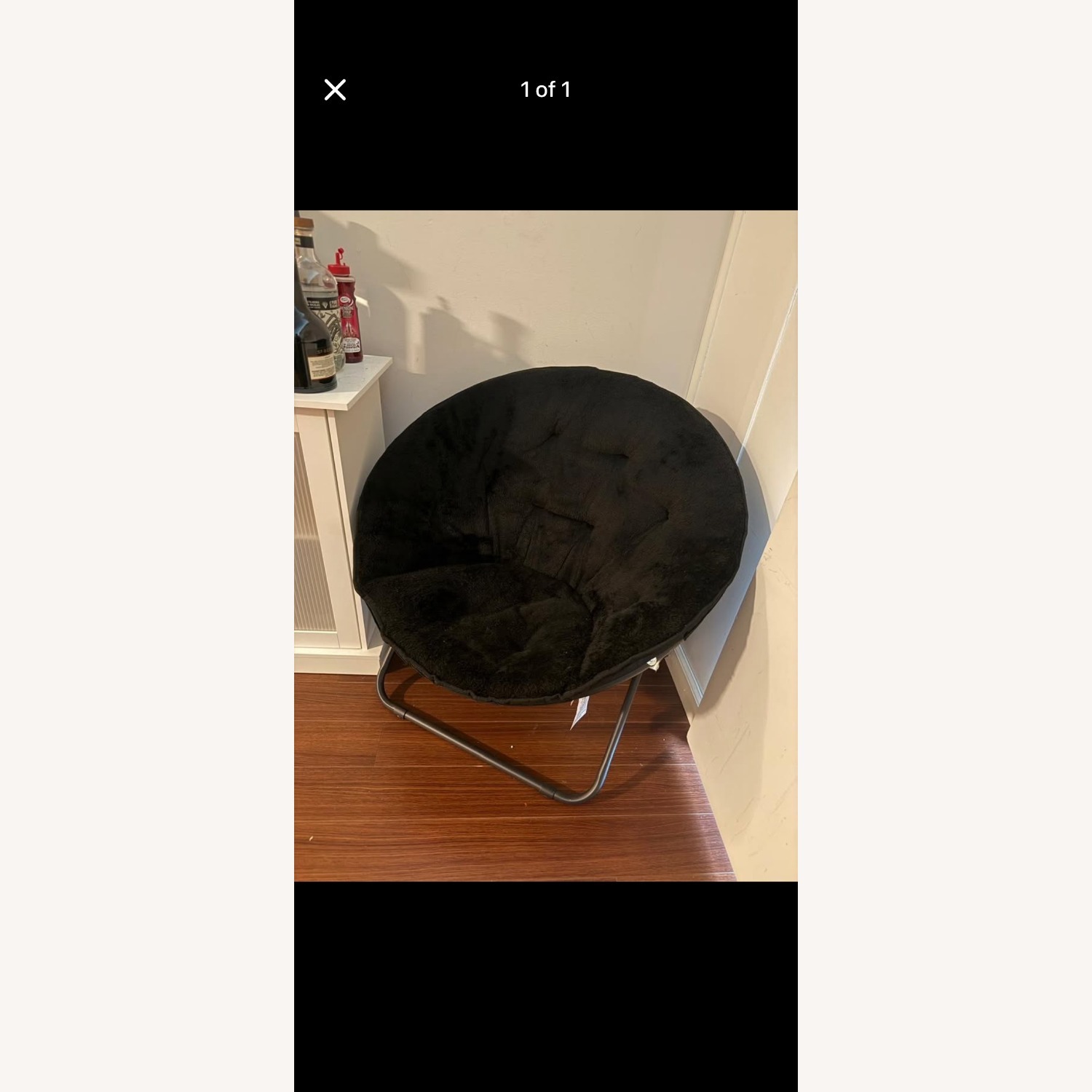 Walmart Black Play Chair - image-2