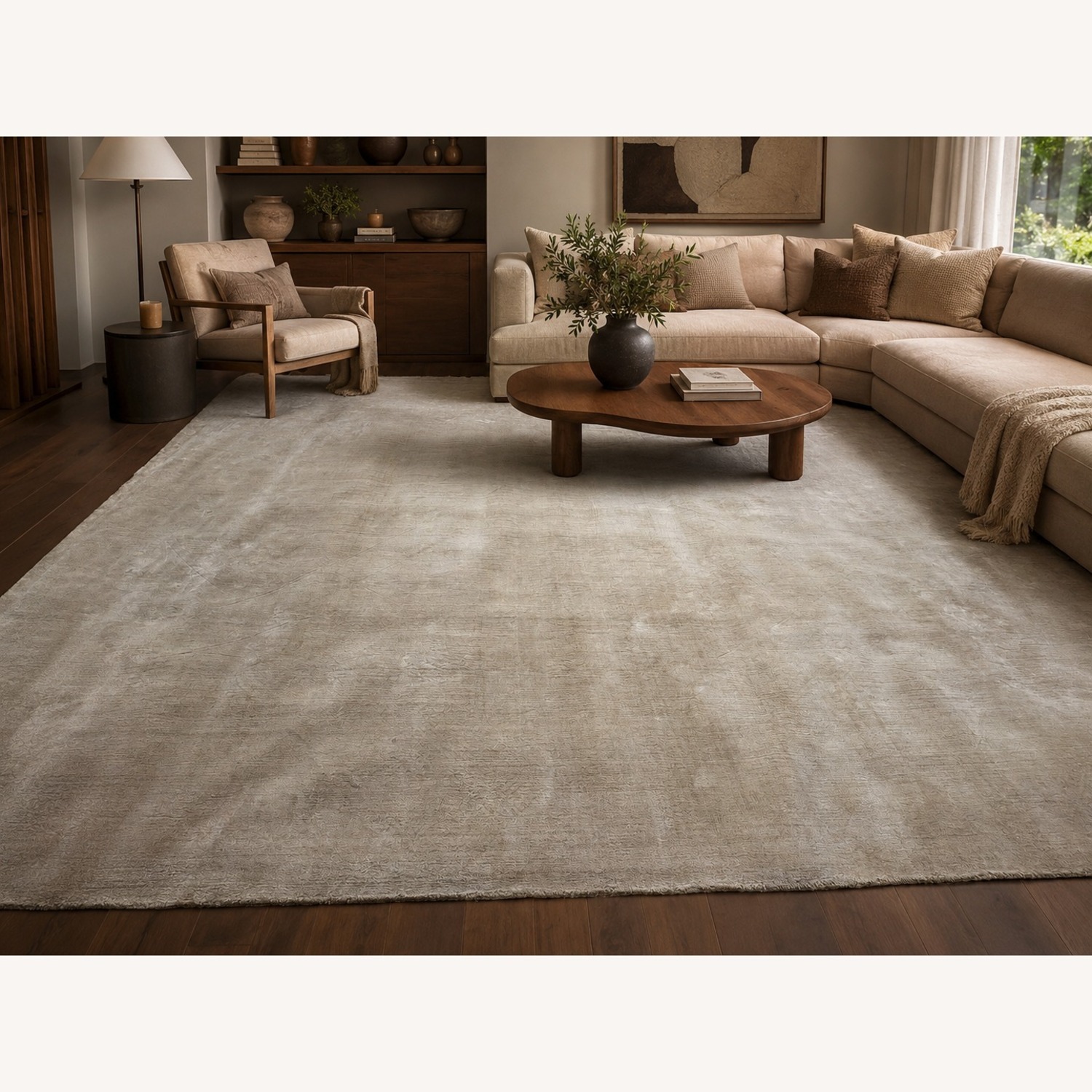 Restoration Hardware Malta Linen Rug – 10' × 14' 100% Linen - image-0