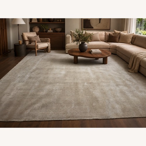 Used Restoration Hardware Malta Linen Rug – 10' × 14' 100% Linen for sale on AptDeco