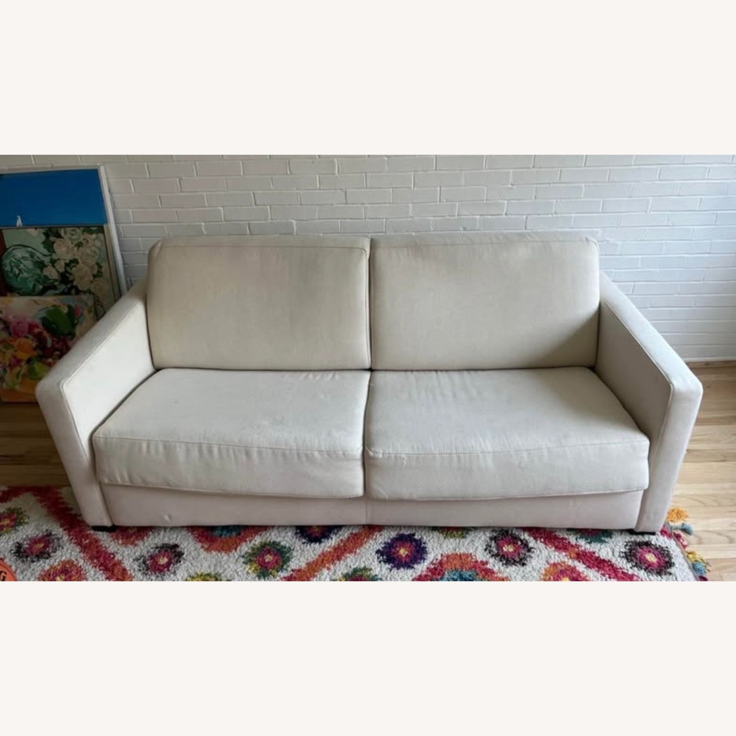 Beige Sleeper Sofa - image-1