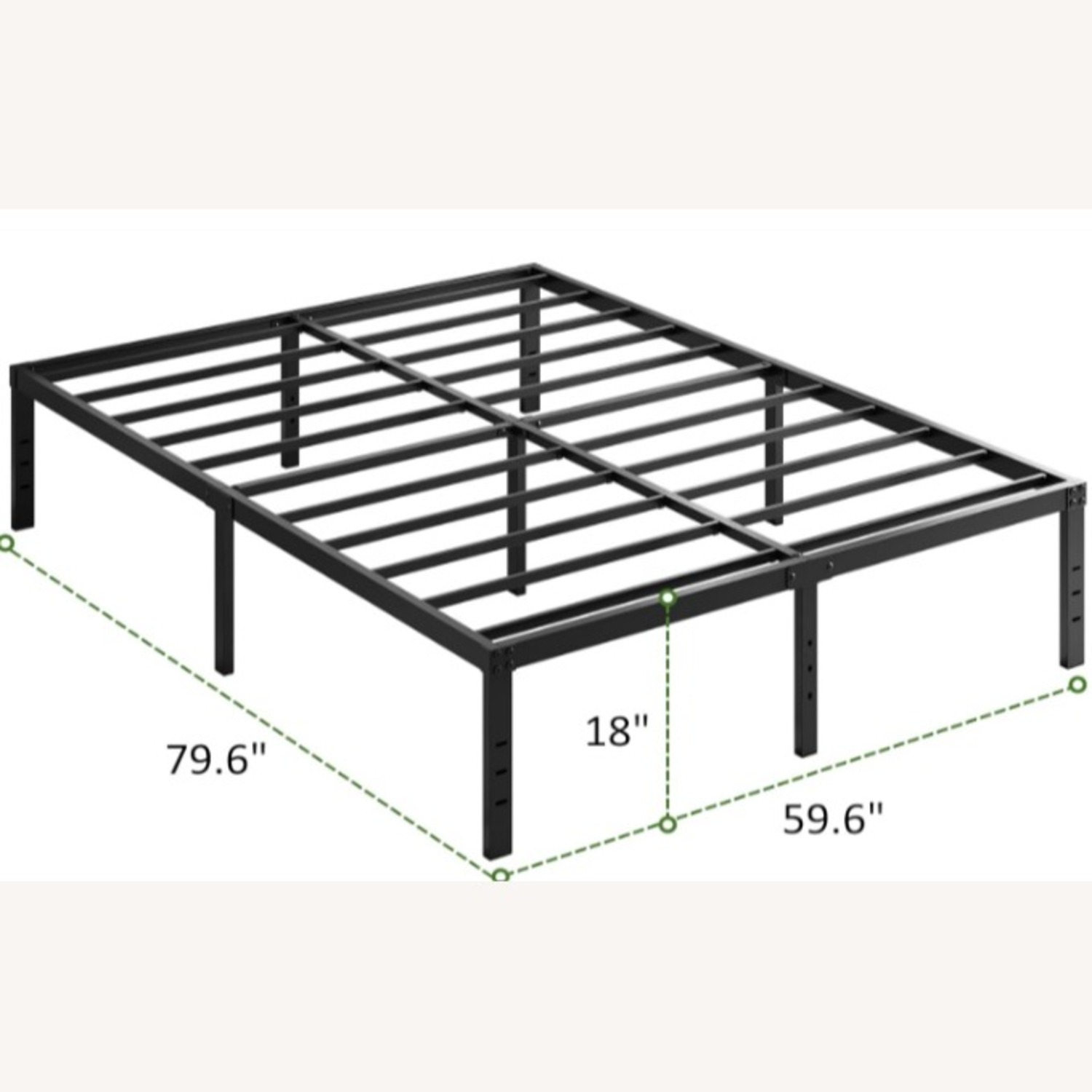 Metal Bed Frame 18" - image-3
